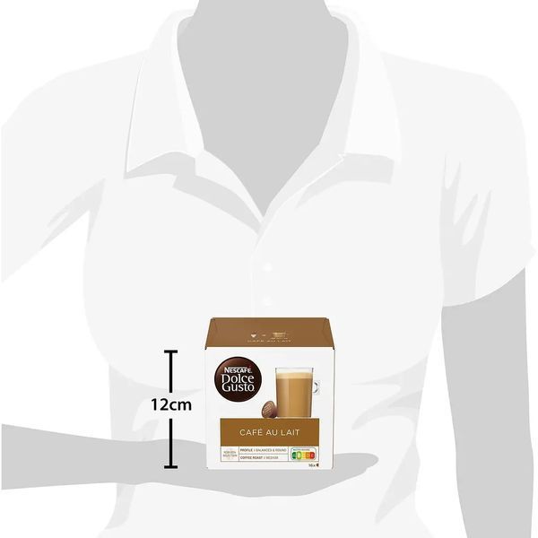 Набор кофе в капсулах Nescafe Dolce Gusto Cafe Au Lait 48 шт. 480 г (3 уп. x 16 шт. 160 г)