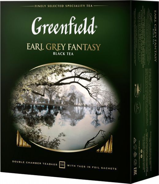 Чай пакетированный Greenfield Earl Grey Fantasy 100 х 2 г