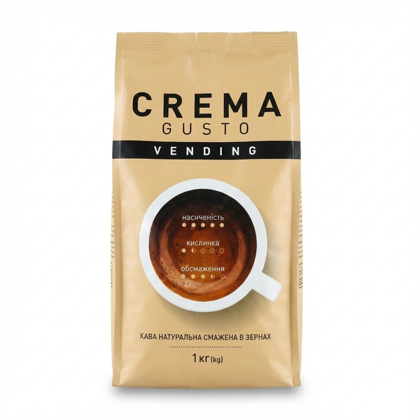 Кава Ambassador Vending Crema Gusto в зернах 1кг КВ-003 фото