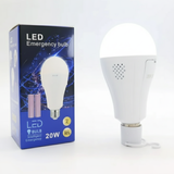 "Розумна" LED-лампа 20W (E27) з акумуляторами AAA та патроном-гачком ЛСА-010 фото