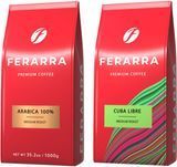 Набор кофе в зернах Ferarra Arabica 100% 1 кг х Cuba Libre 1 кг (2000006782700)