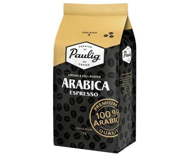 Кофе натуральный в зернах arabica espresso paulig м/у 1кг 6411300171057