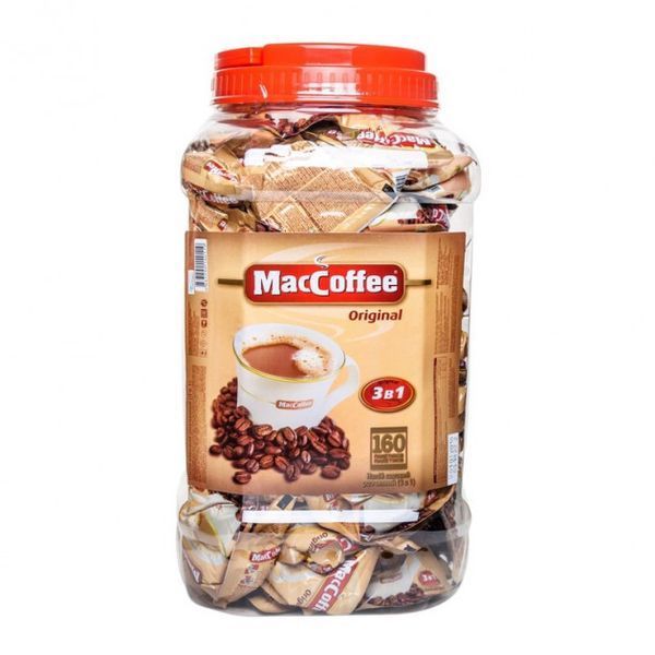 Кофе 3в1 MacCoffee The Original 160 шт (банка) | Кофейный напиток в стиках, МакКофе Ориджинал опт PROM-2899013205 фото