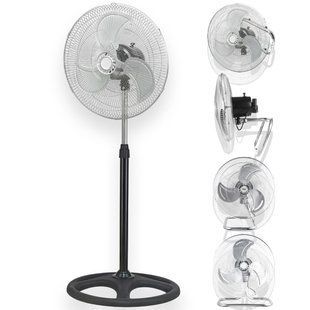 Потужний підлоговий вентилятор 3 в 1 з металевими лопатями 100W FAN-FLOOR-3IN1-100W фото