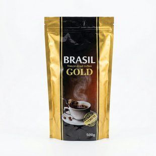 Упаковка розчинної кави Brasil Gold (500 г) КР-050 фото