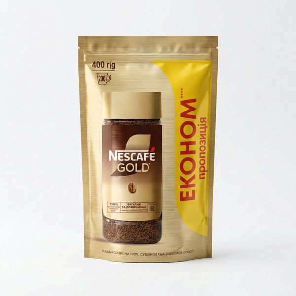 Кофе растворимый NESCAFE Gold 400 г