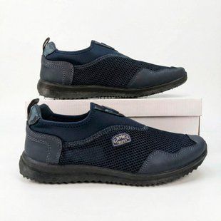 Кроссовки мокасины мужские синие сетка Dago Style 41 К3182-41 фото