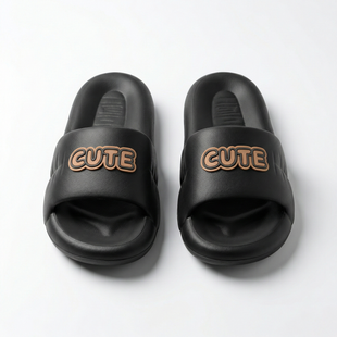 Жіночі шльопанці CUTE чорні &ndash; зручні, легкі, 36-41 розмір 38 PROM-2899018047 фото